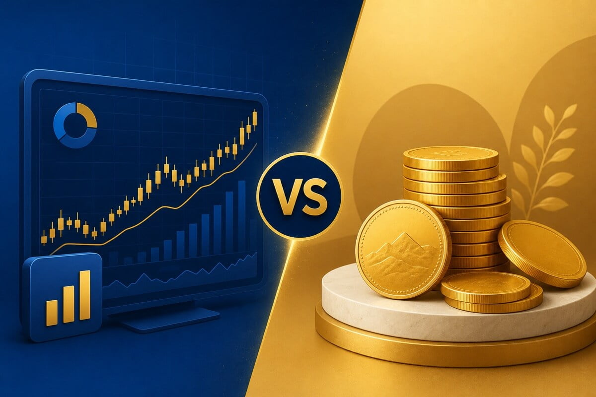 مقایسه صندوق طلا و طلای فیزیکی برای سرمایه‌گذار ایرانی
